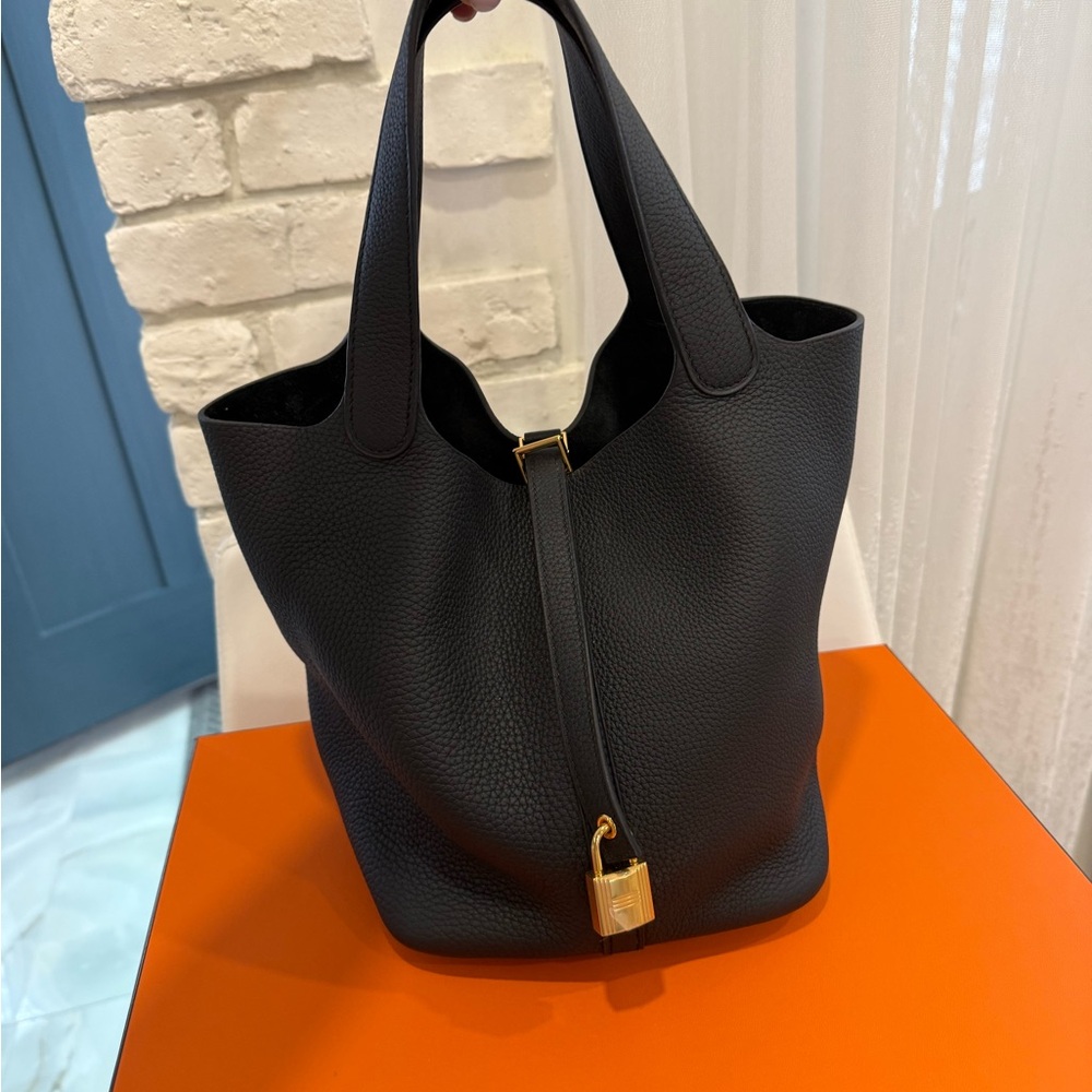Hermes Picotine 22 Black GHW